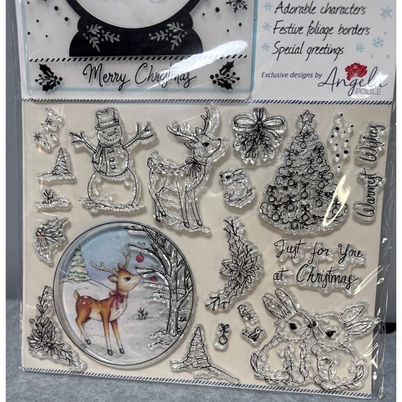 Beautiful Moments Cold Days Warm Hearts Embossing Folder & Stamp Collection - Picture 3 of 8